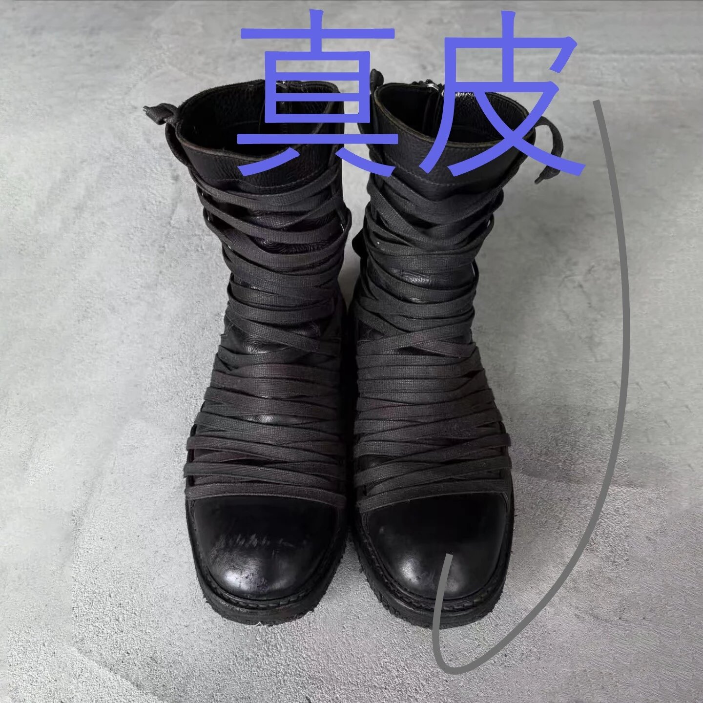 Black / Genuine Leather