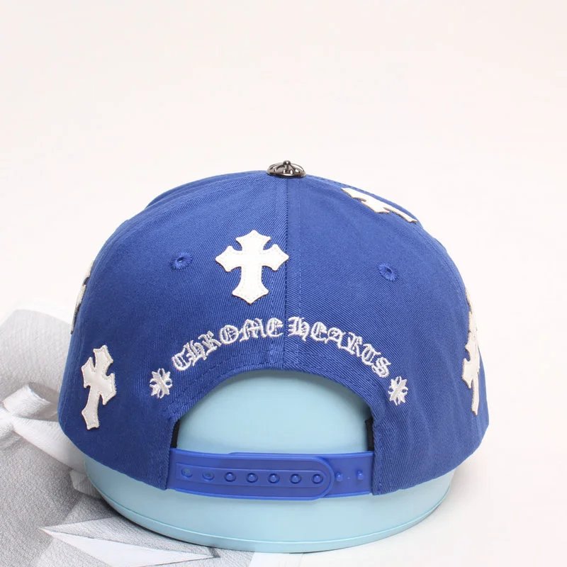 Chrome Hearts CH Cross Snapback Cap Green Baseball Cap - 5