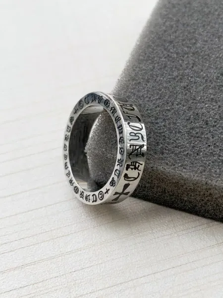 Design Floral Filigree Ring Silver Tone Jewelry - 5