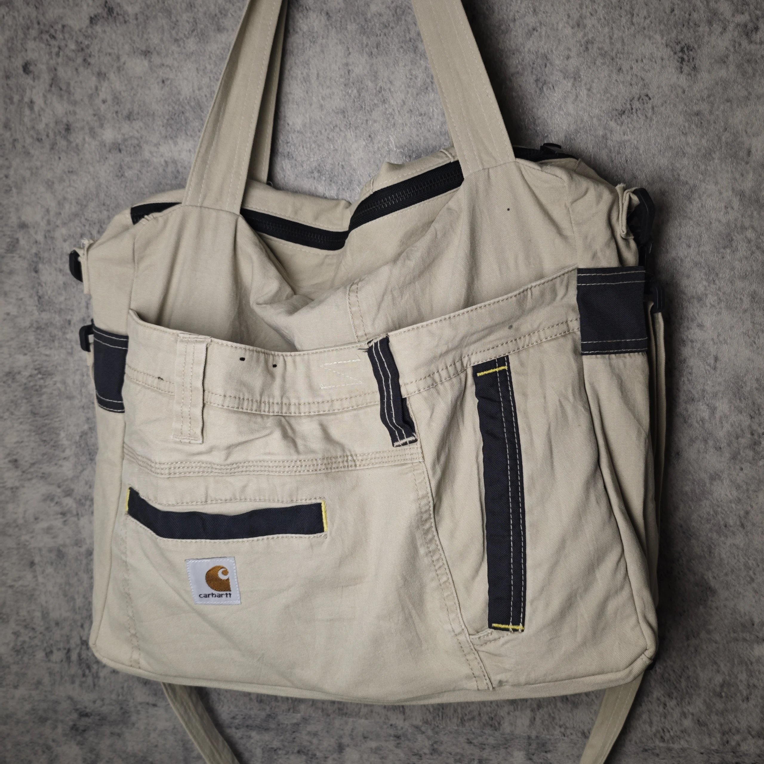 Carhartt Work In Progress Utility Tote Bag Beige
