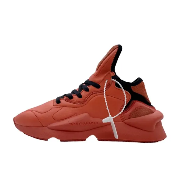 Adidas Y-3 Kaiwa Black Leather Sneakers - 6