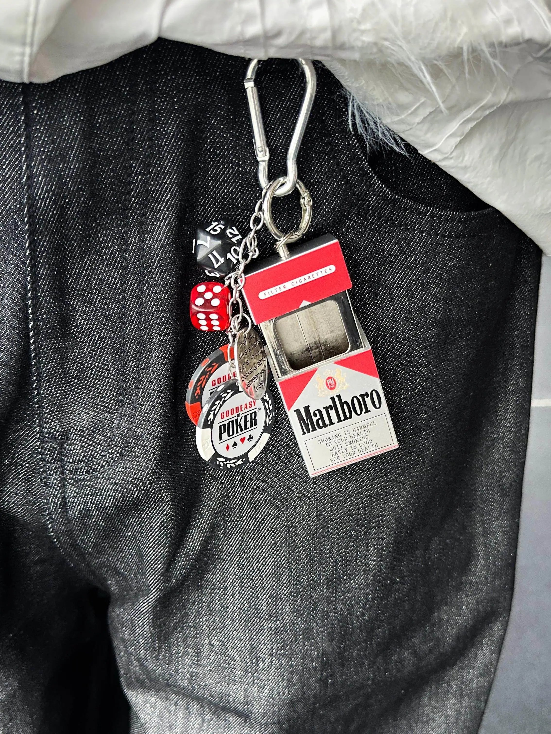 Marlboro Poker Key Chain