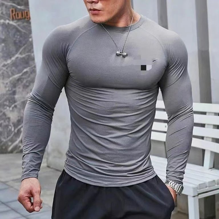 Classic Silver Gray Long Sleeve
