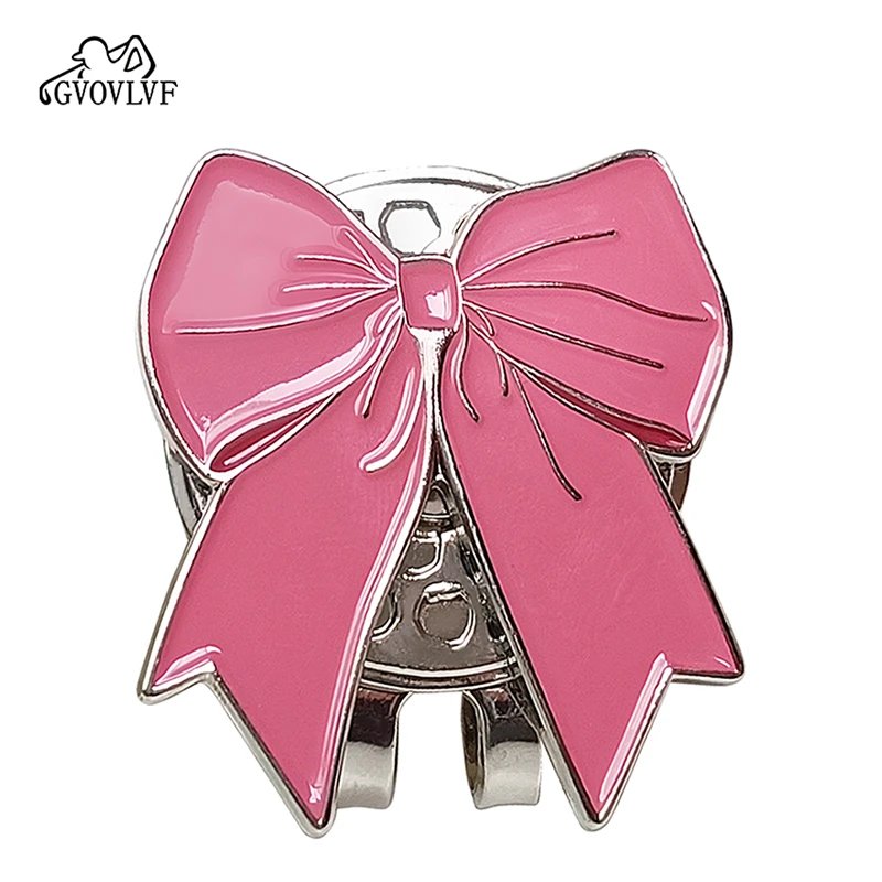 Design GVOLVLF Pink Bow Golf Ball Marker Clip Accessories