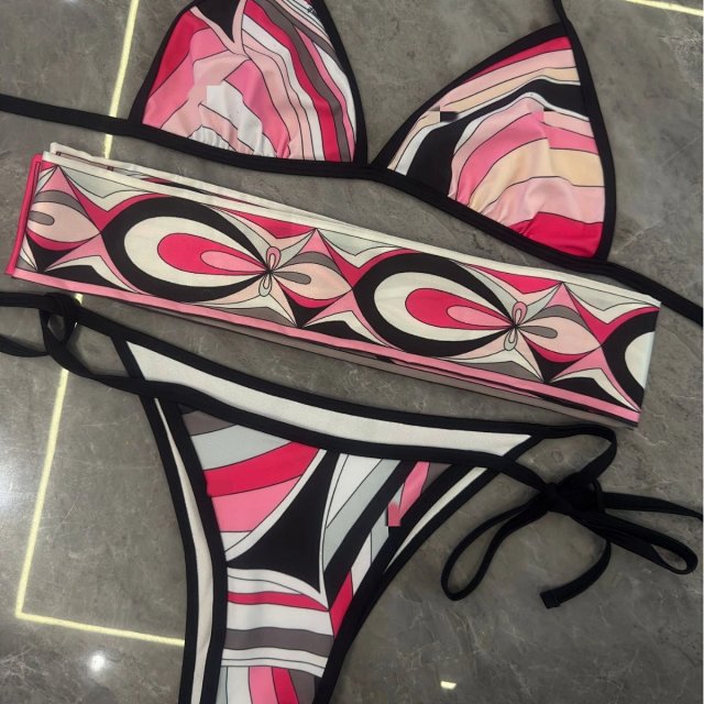 2026 PUCCI Striped bikini scarf swimwear sarong: seller detail photo 10