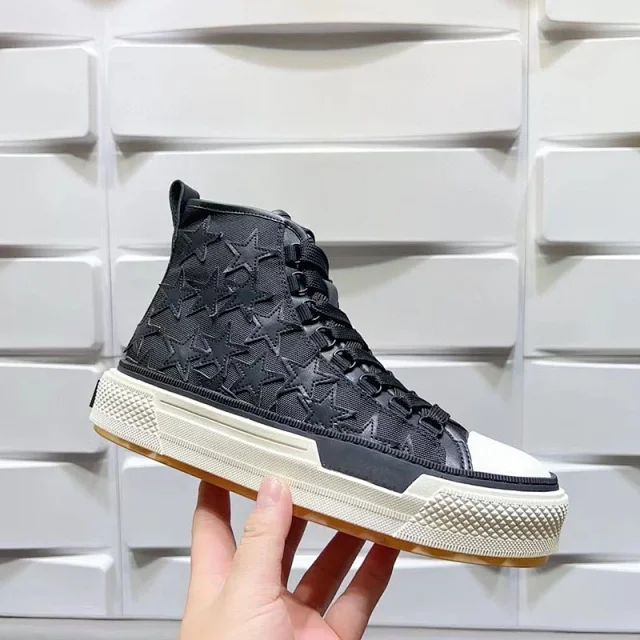 AMIRI Sneakers High-Top Canvas with Textured Rubber Sole product detail image 1