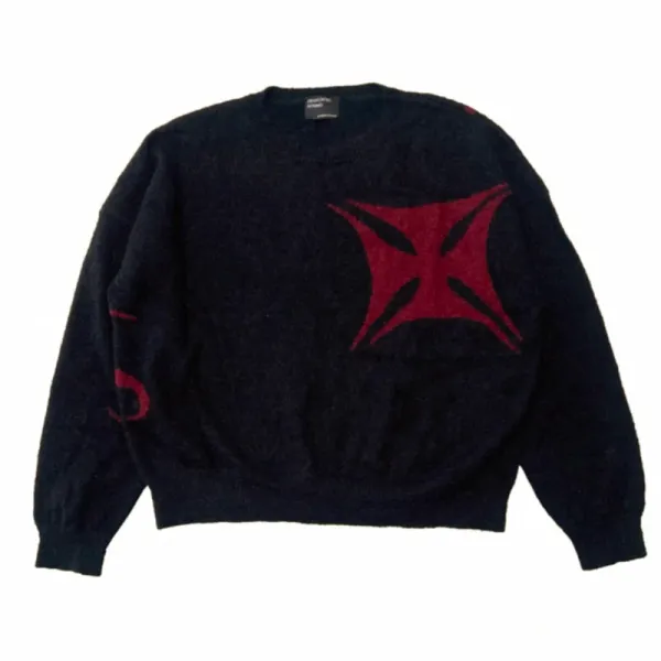 Design Cable Knit Collar Cardigan Black Outerwear.cardigan - 6