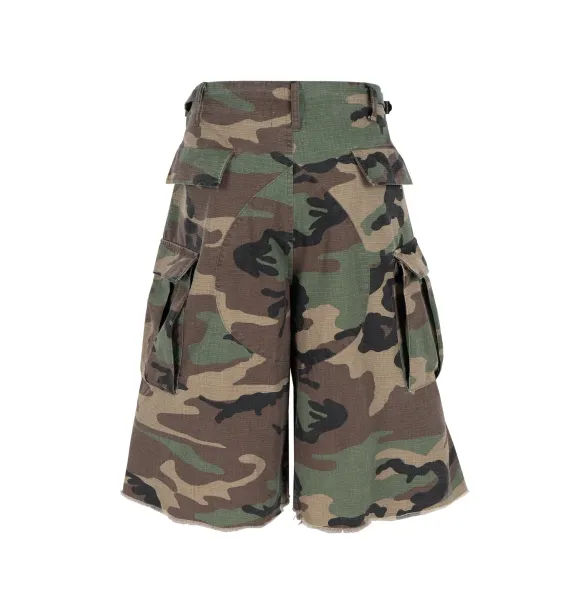 Design Camo Cargo Shorts Multicolor Shorts - 6