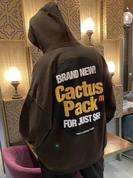Travis Scott x McDonald's Apple Pie Hoodie Black - 3
