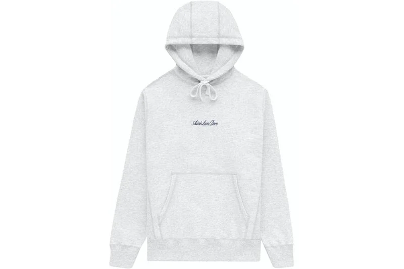 Saint Laurent Paris Forest Green Cursive Hoodie - rep Saint Laurent