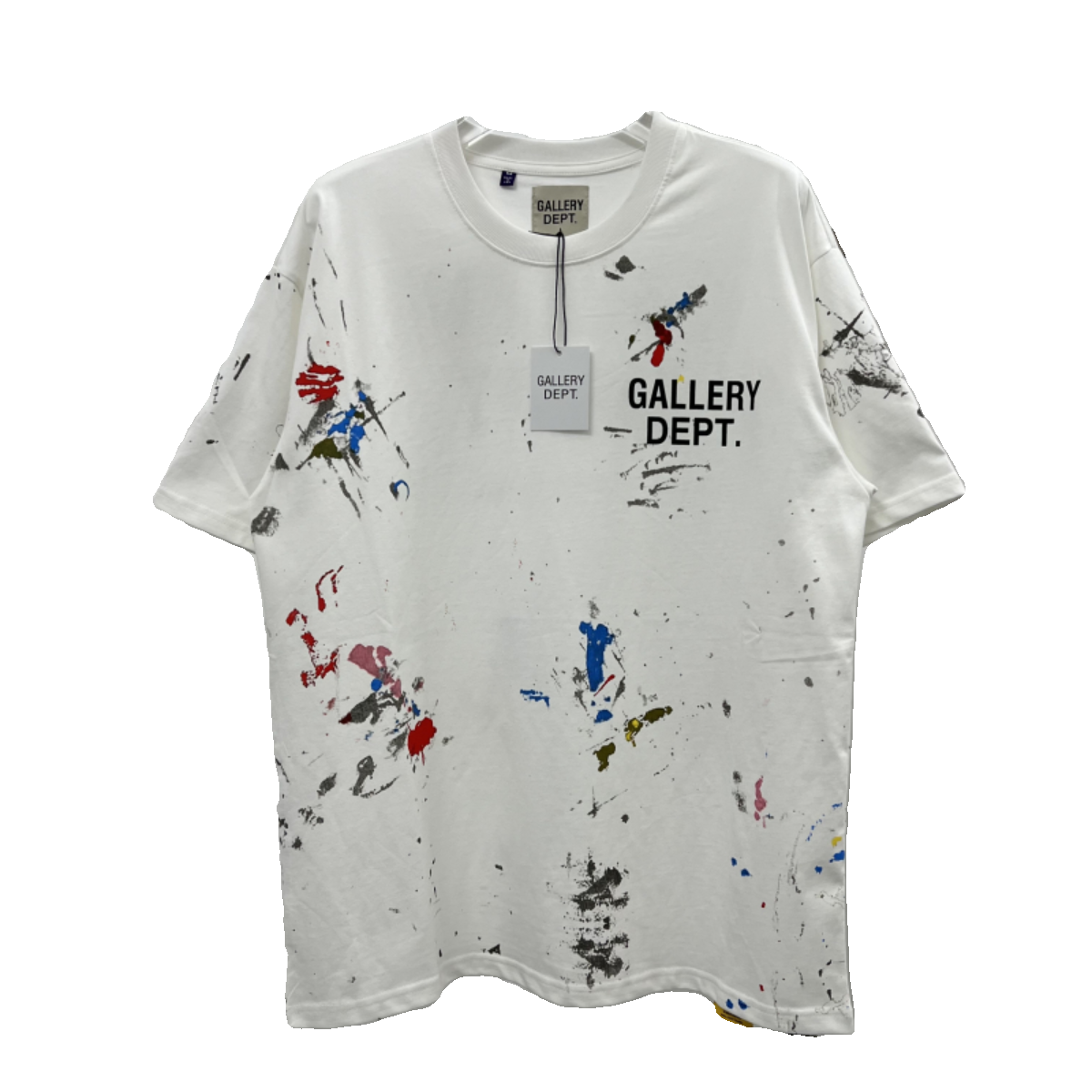 Gallery Dept Paint Splatter T-Shirt White - 5
