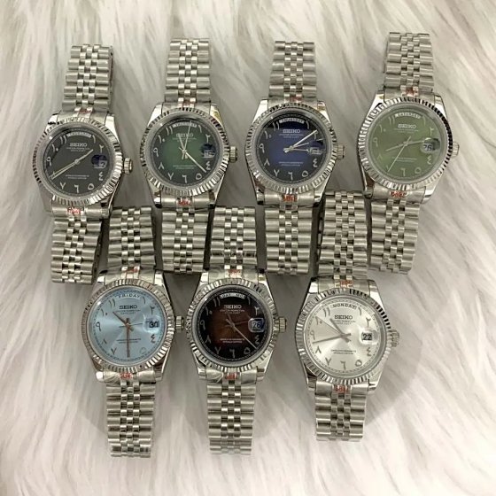 New 8285 Automatic Movement Watch Modification 41mm 316L Stainless Steel Case and Bracelet