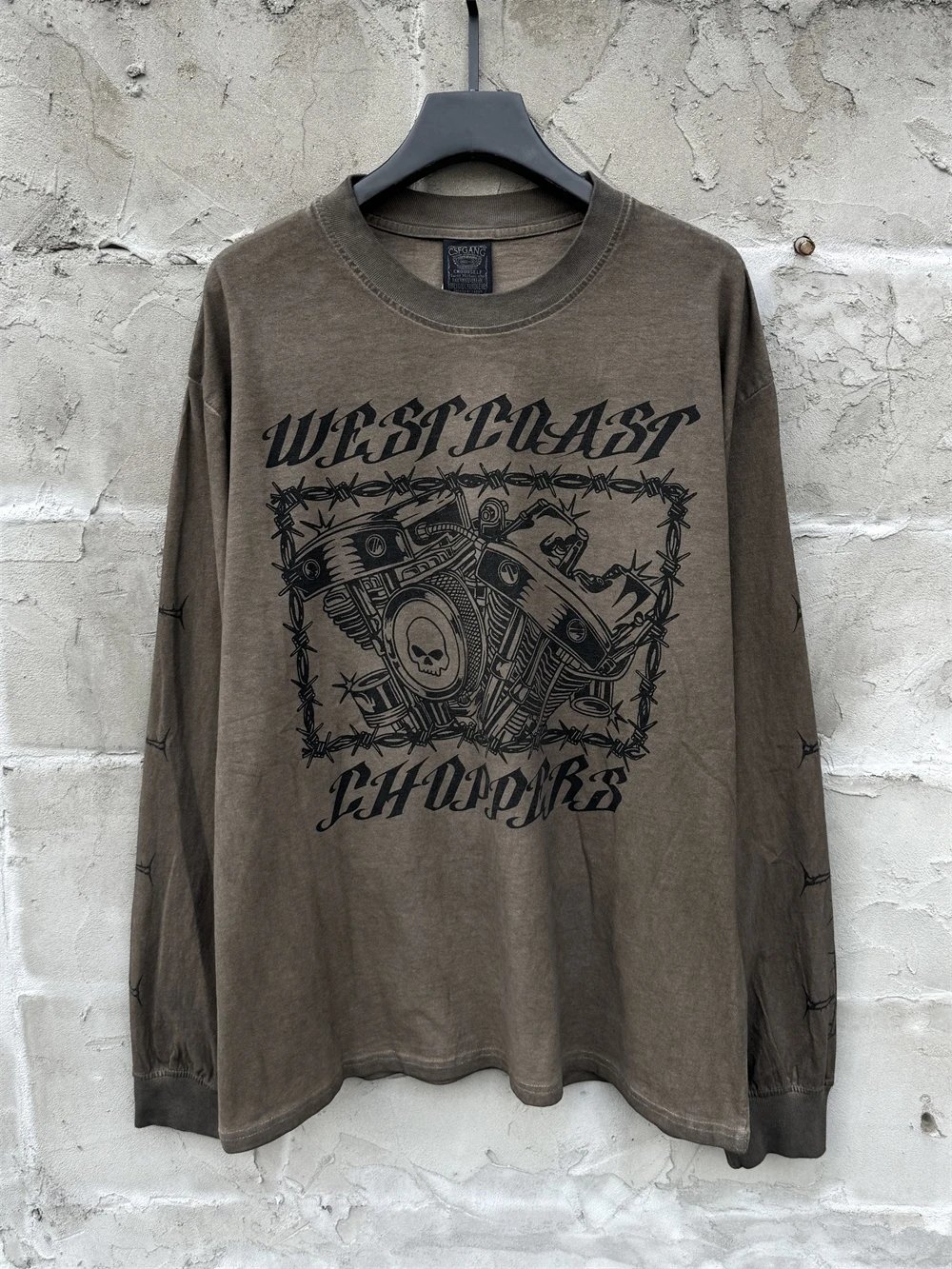 Purple Gang West Coast Choppers Long Sleeve T-Shirt Olive