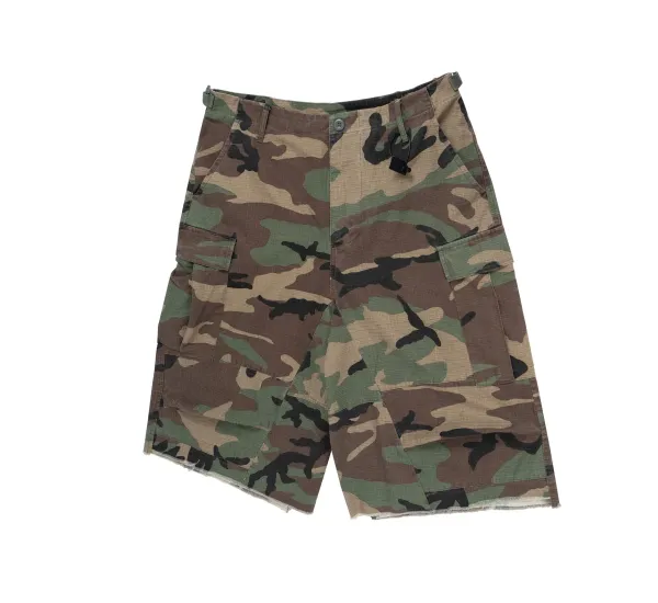Design Camo Cargo Shorts Multicolor Shorts - 7