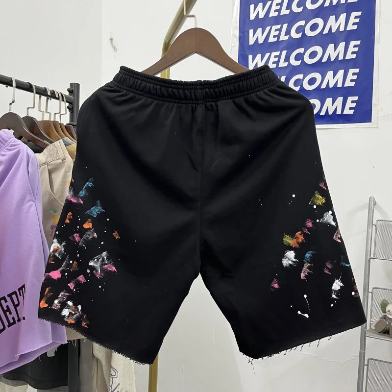 Gallery Dept. Split Color Shorts Yellow / Black - 2