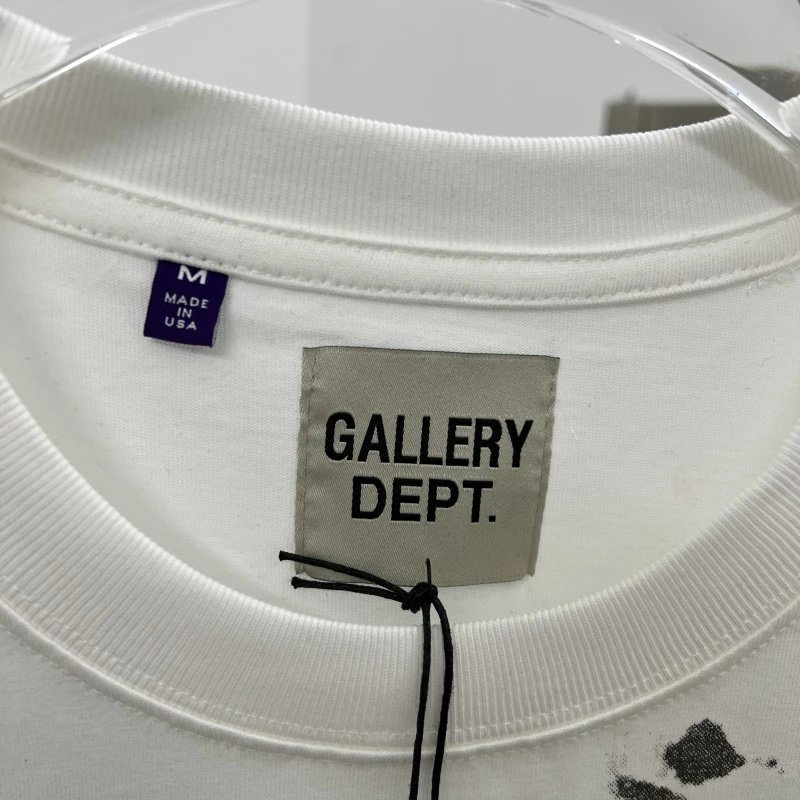 Gallery Dept Paint Splatter T-Shirt White - 3