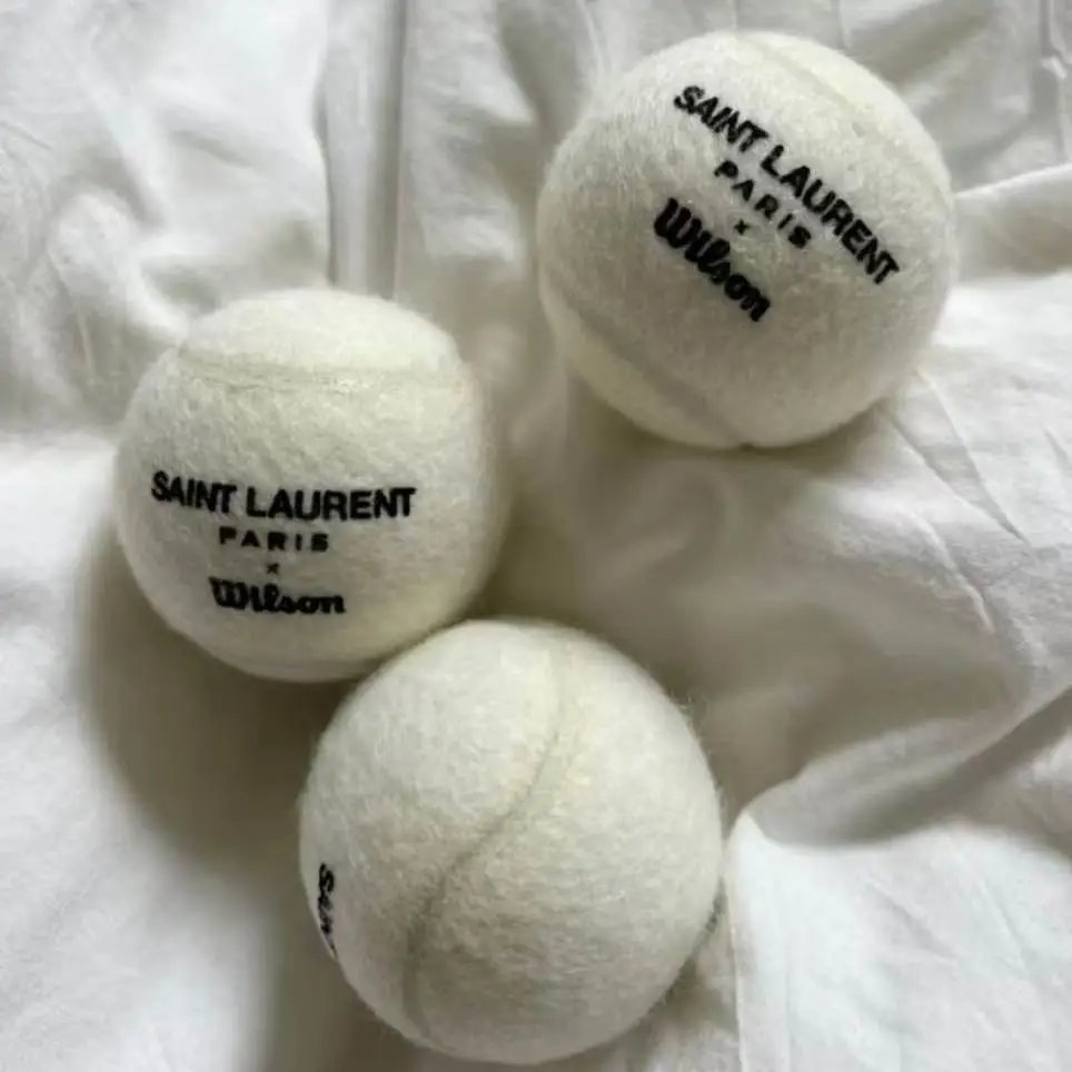 Saint Laurent x Wilson Tennis Balls (Set of 3) White