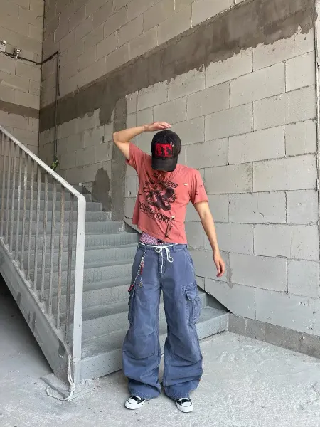 Carhartt Work In Progress Cargo Pants Indigo Wash - 13