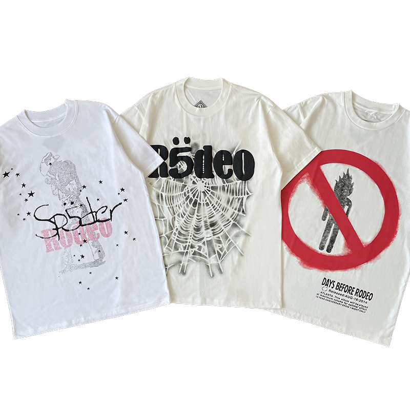 Design R5deo Spiderweb Graphic T-Shirt White T-Shirts - 5