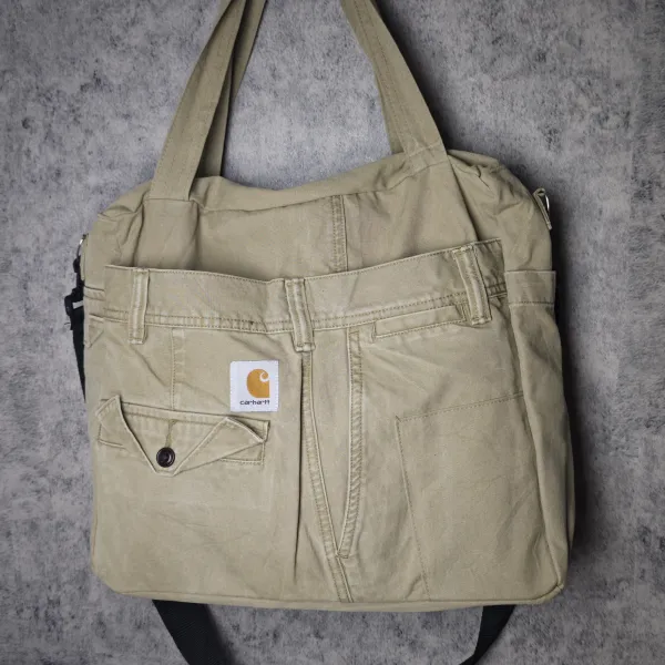 Carhartt Work In Progress Carhartt WIP Utility Tote Bag Khaki Handbags - 1