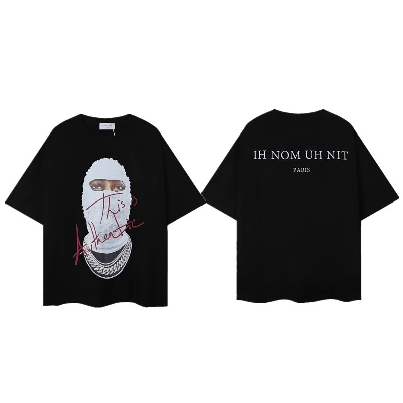 IH NOM UH NIT This Is Authentic Graphic T-Shirt Black