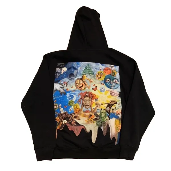 Cactus Jack 'Sick Boy' Graphic Hoodie Black - 4