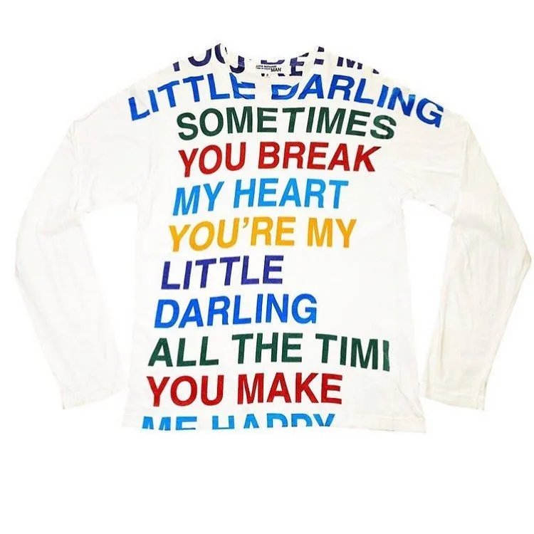 Rainbow Slogan Long Sleeve
