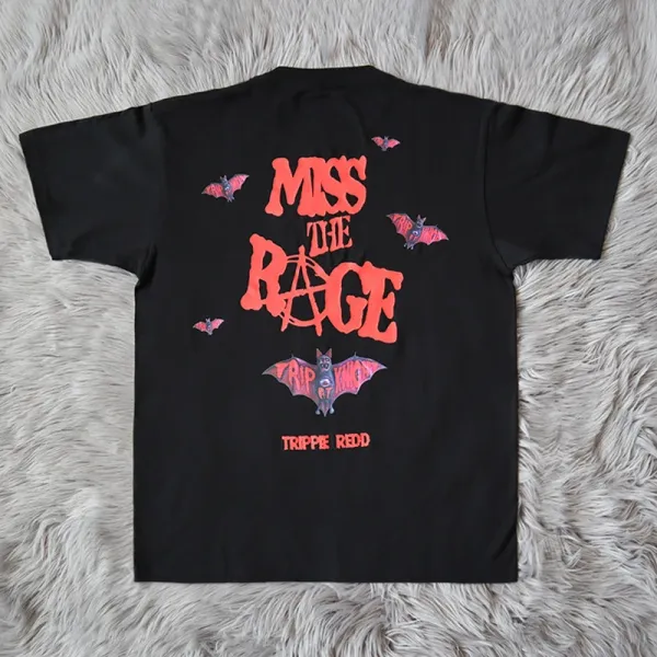 Design Trippie Redd Miss The Rage Graphic T-Shirt White T-Shirts - 3