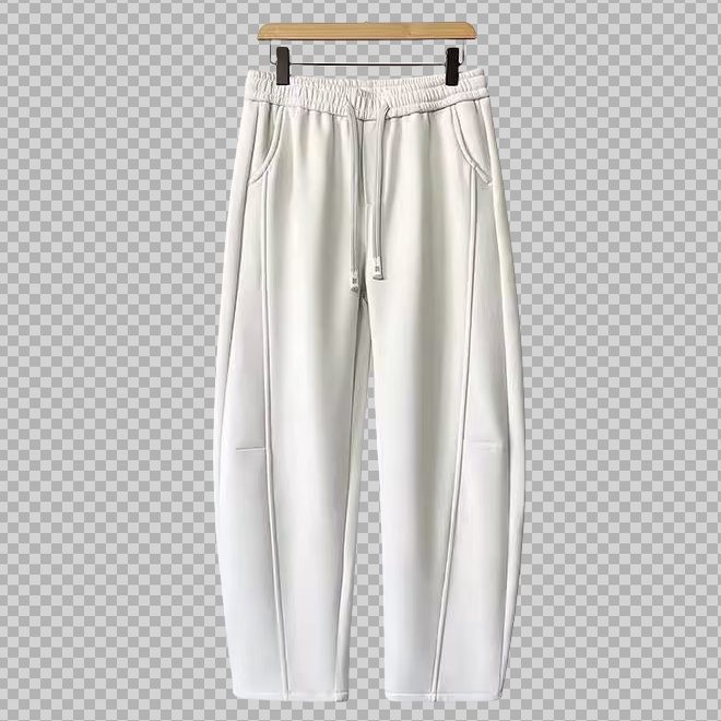 Solid color split-line drawstring wide-leg sweatpants basic style - rep spodnie