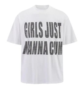 Playboi Carti ''girls Just Wanna Cum'' Merch · 2