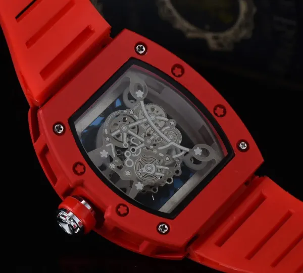 Richard Mille RM 055 Blue Ceramic Skeleton Watch Mechanical Watch - 12