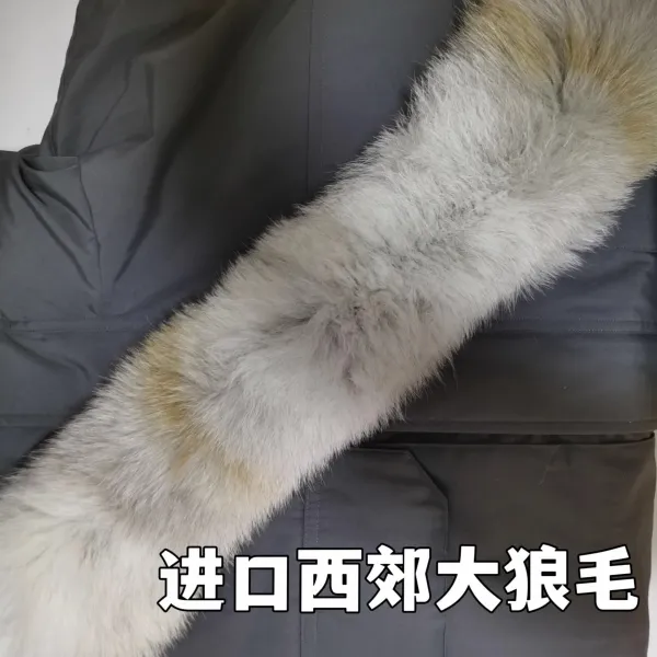 Canada Goose Expedition Parka Blue with Fur Trim - 2