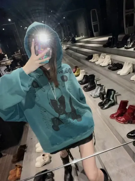 Design Memory Collage Hoodie Purple - 4