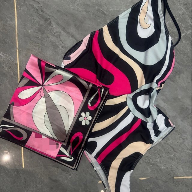 2026 PUCCI Striped bikini scarf swimwear sarong: seller detail photo 6