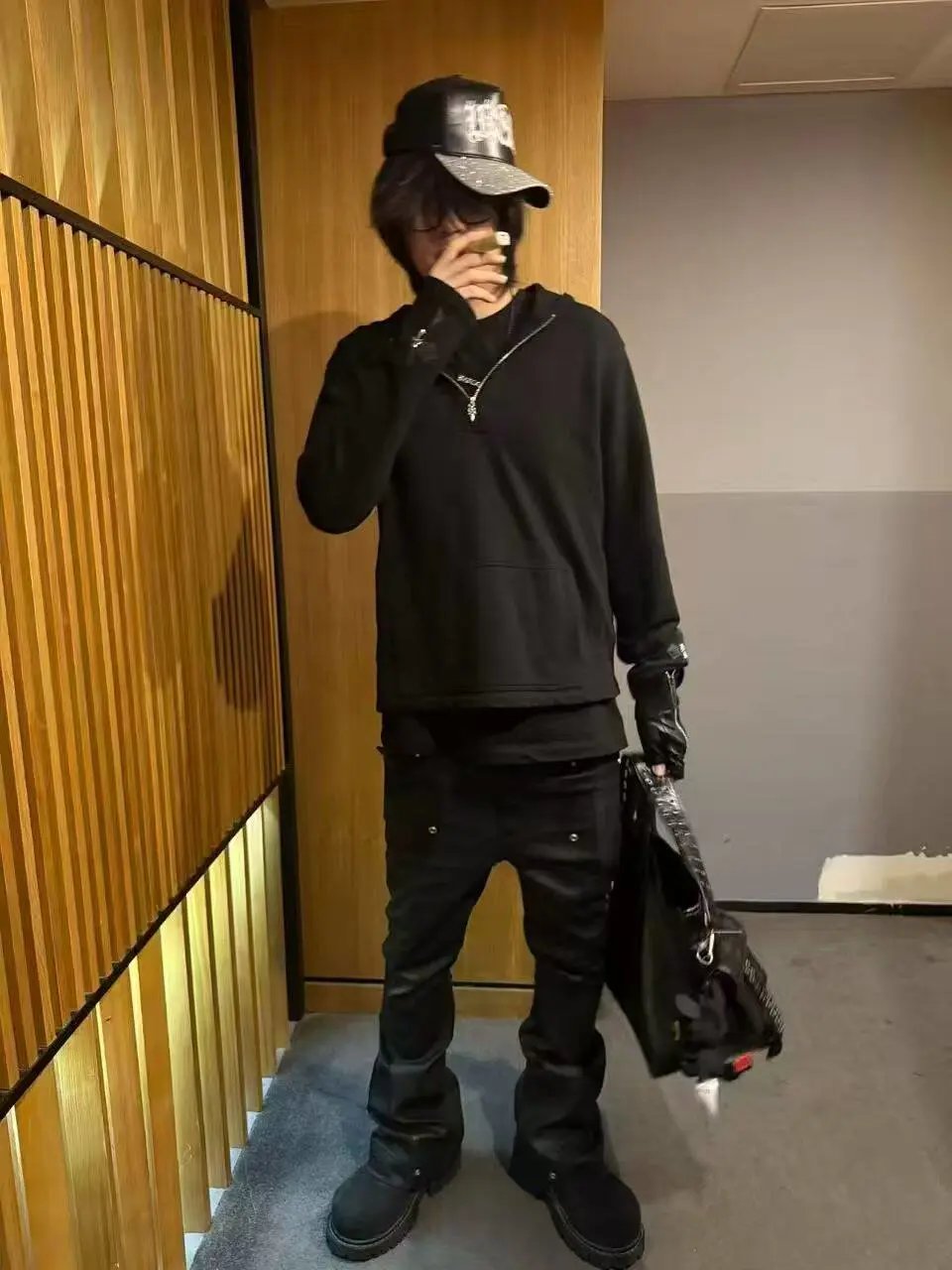 Chrome Hearts Quarter Zip Hoodie