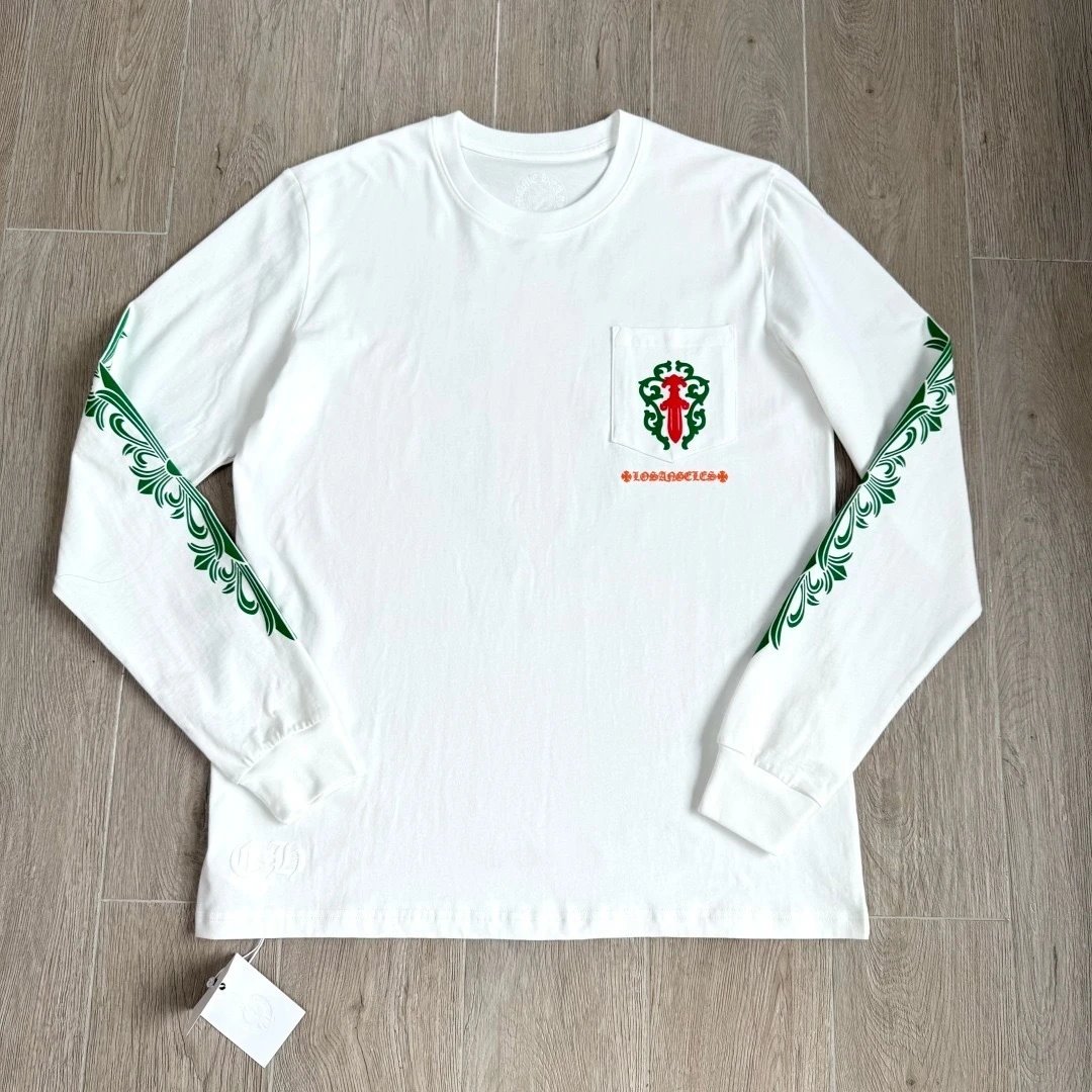 Printed Cotton Long-Sleeve Shirt