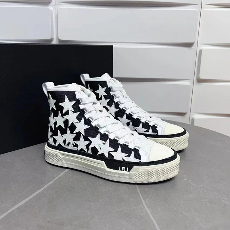 AMIRI Sneakers High-Top Canvas with Textured Rubber Sole — Color 6
