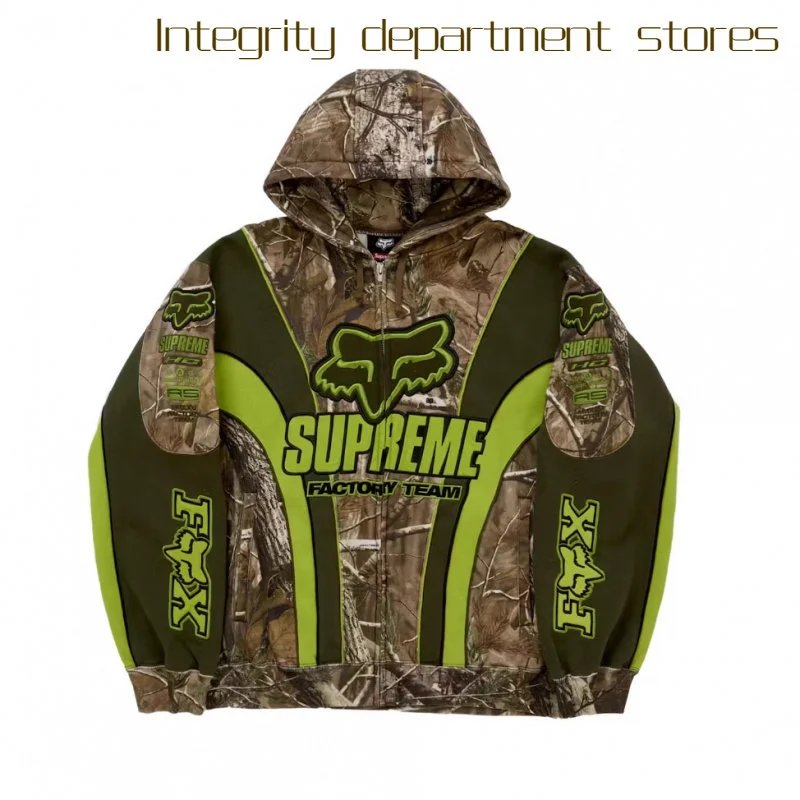 Loose Casual Hooded Sweatshirt Racing Motorcycle Riding Gear for Fall & Winter