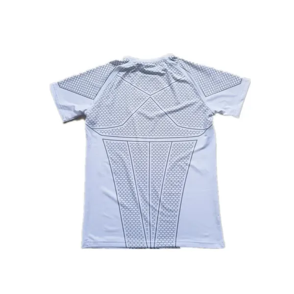 Design Batman Symbol Mesh T-Shirt Beige T-Shirts - 8