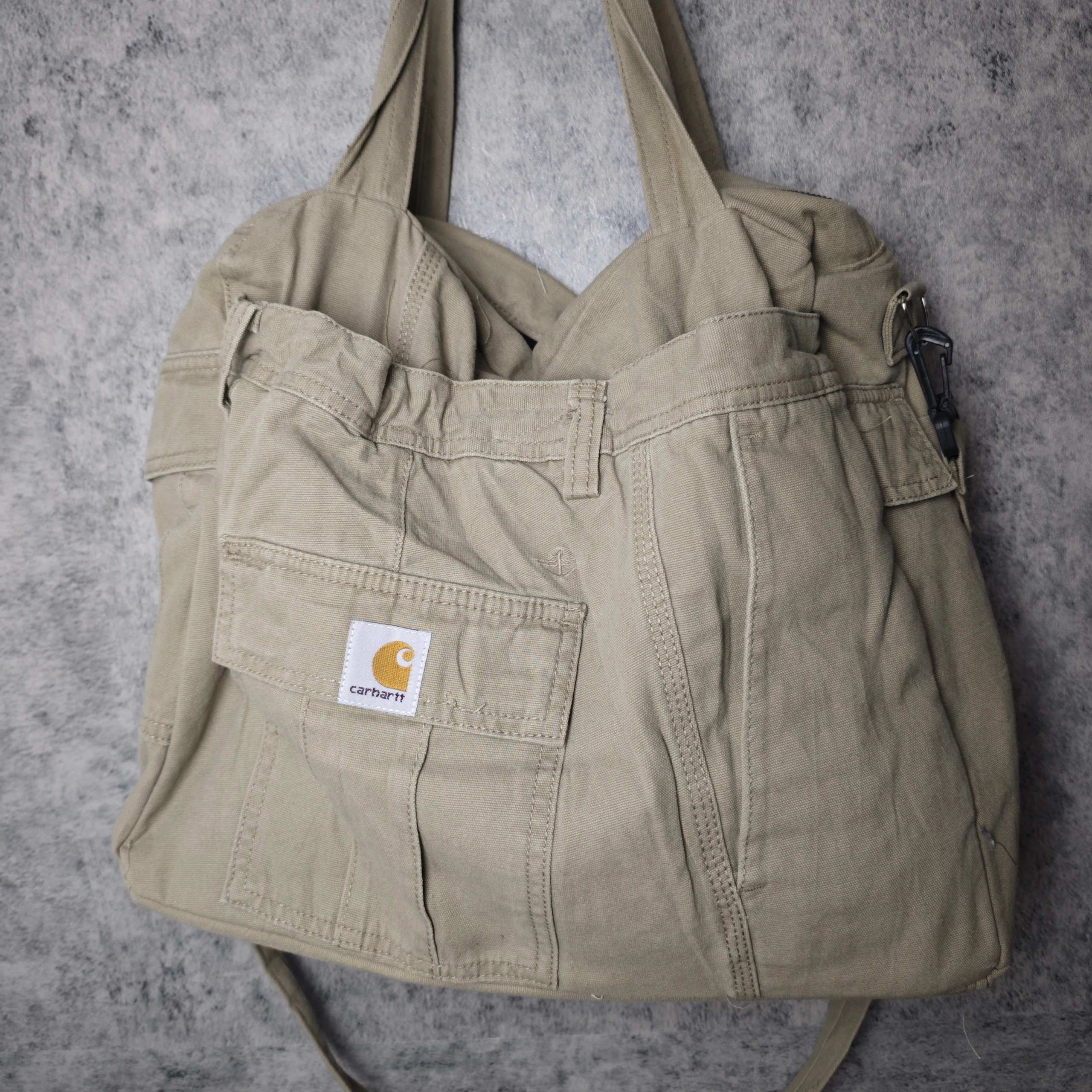 Carhartt Work In Progress Carhartt WIP Utility Tote Bag Beige Handbags