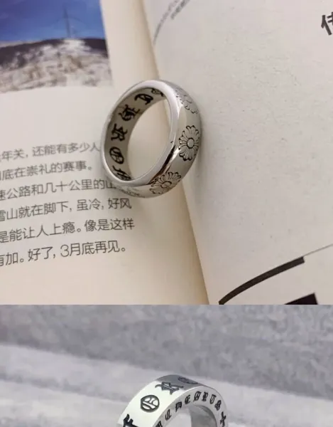 Design Floral Filigree Ring Silver Tone Jewelry - 16