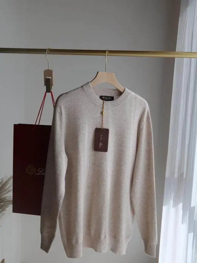 Loewe Crewneck Sweater Beige Knit - 5