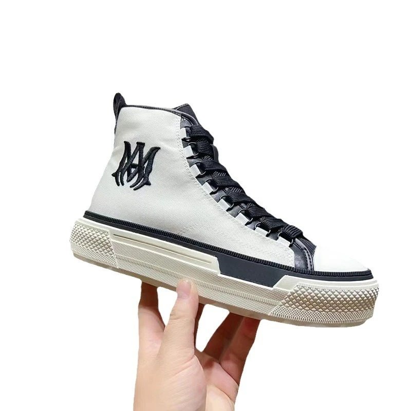 AMIRI Sneakers High-Top Canvas with Textured Rubber Sole image 5