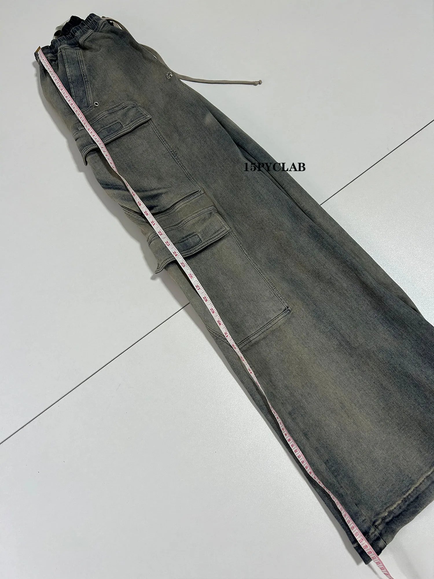 Rick Owens DRKSHDW Cargo Jeans Gray - 8