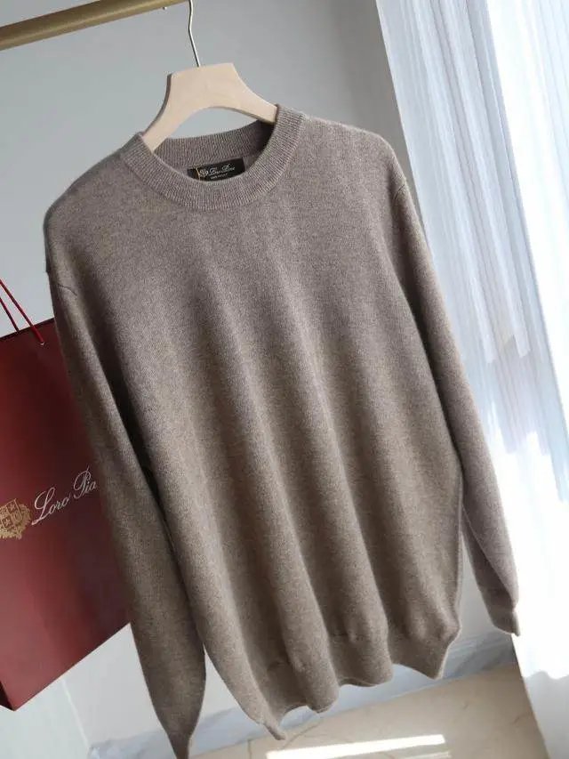Loewe Crewneck Sweater Beige Knit - 3