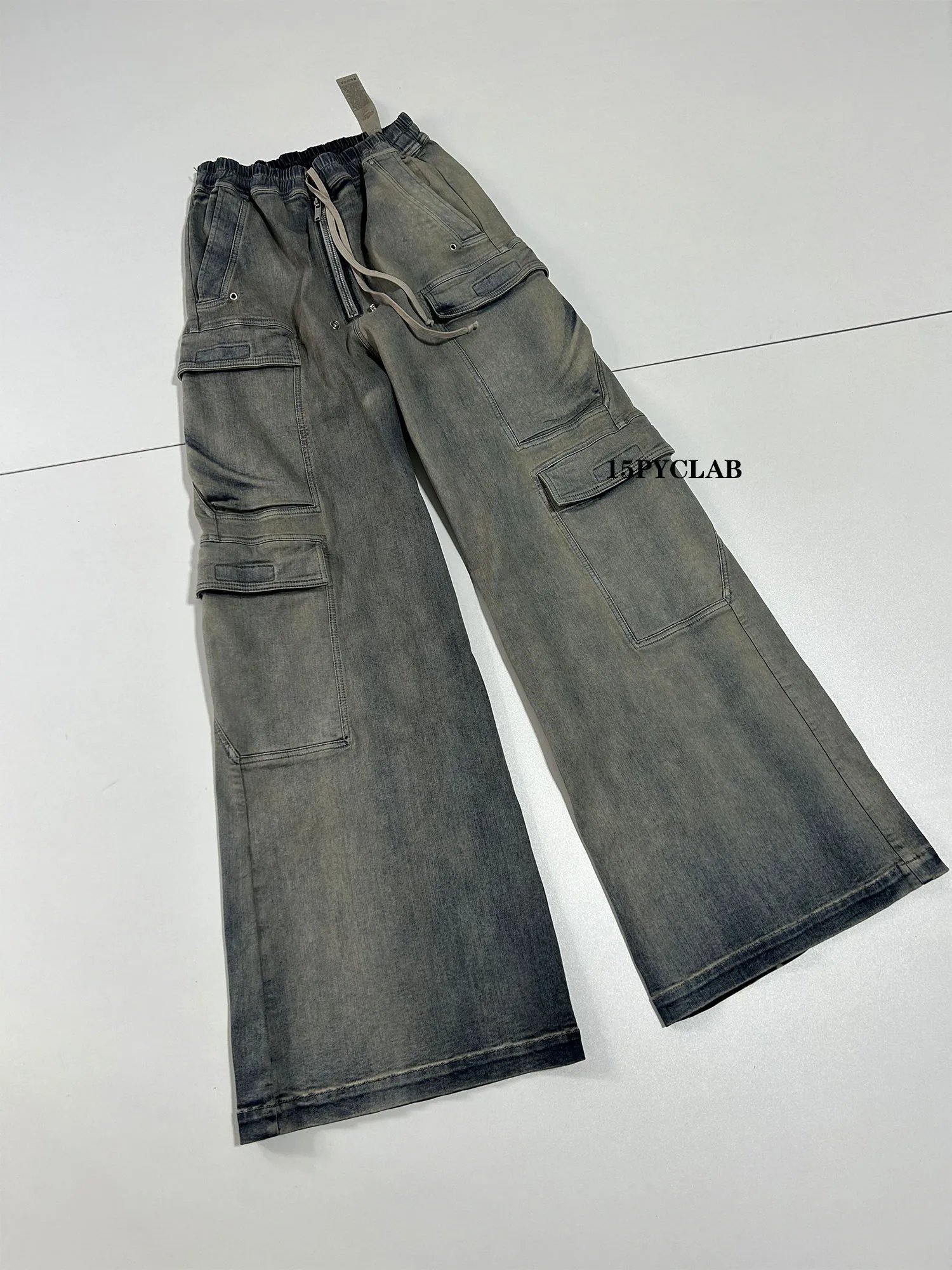 Rick Owens DRKSHDW Cargo Jeans Gray - 16