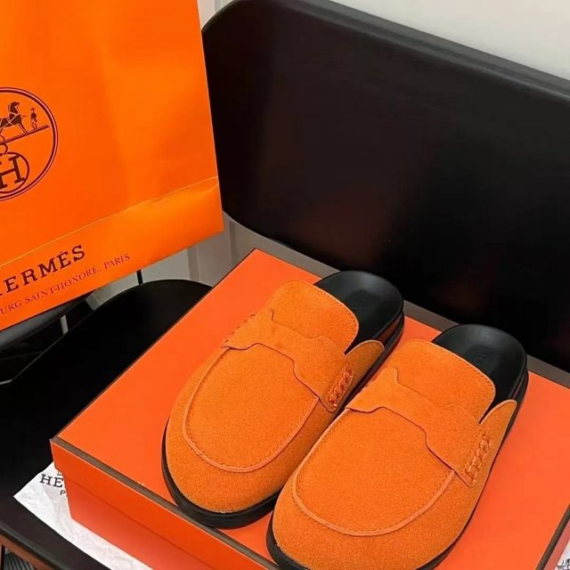 Hermès suede slippers: seller detail photo 3