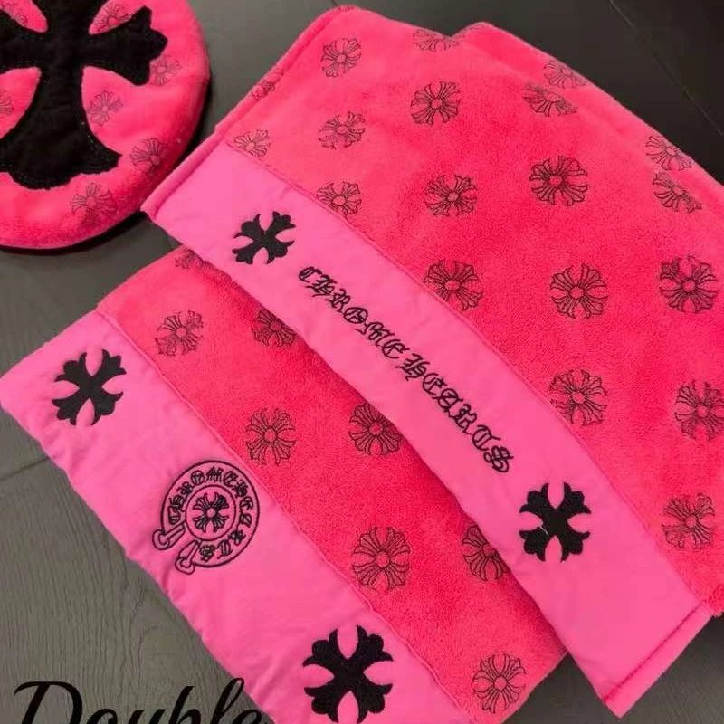 Tide brand cross series thickened dry hair cap, women's coral velvet bag, headscarf, hair washing and wiping