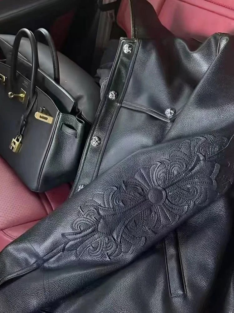 End Leather Jacket-Lined Wind-Resistant Comfortable · 4