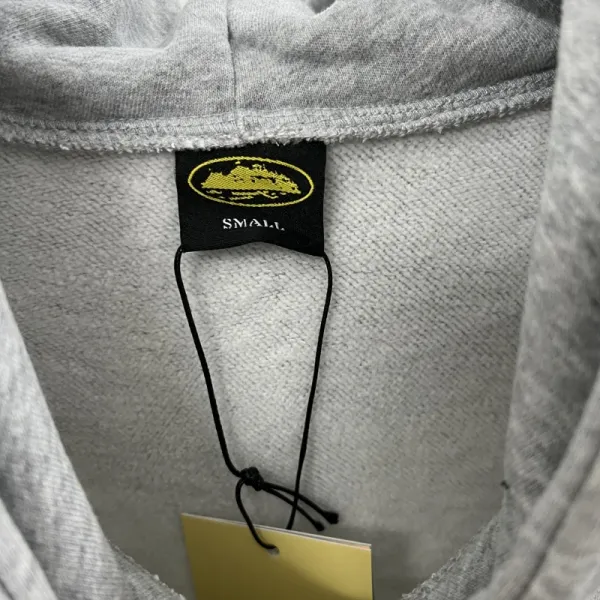 Design Oval Island Graphic Hoodie Gray - 3